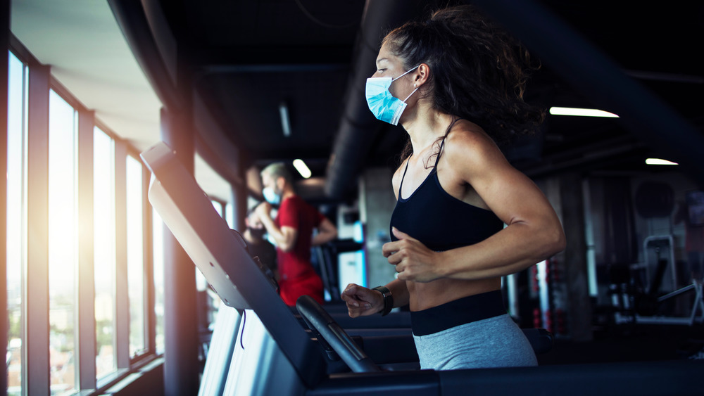 Exercise with Mask,  Mask and Exercise 